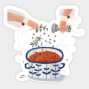 Pumpkin soup Sticker